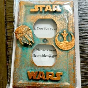 Starwars light switch plate cover
